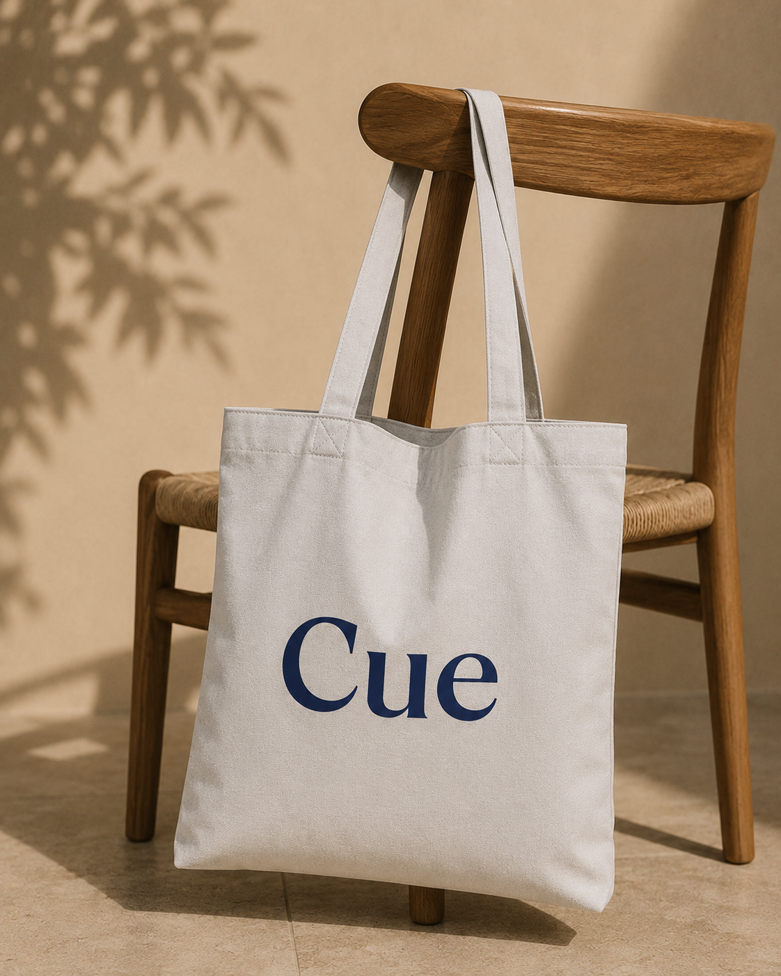 Cue canvas tote bag